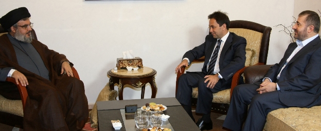 Hizbullah S.G. Sayyed Nasrallah Receives Interior Minister Baroud