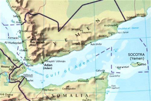 Socotra, The Gulf of Aden