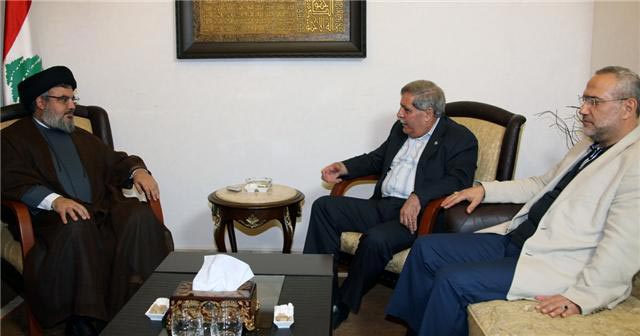 Hizbullah S.G. Receives Former MP Faisal Dawoud