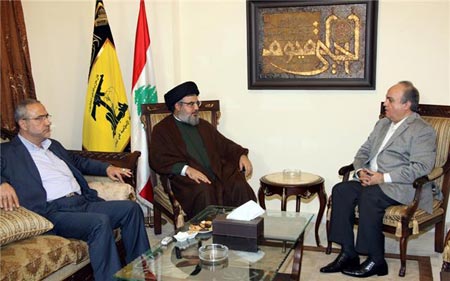 Hizbullah S.G. Receives Head of Tawhid Party Wahhab