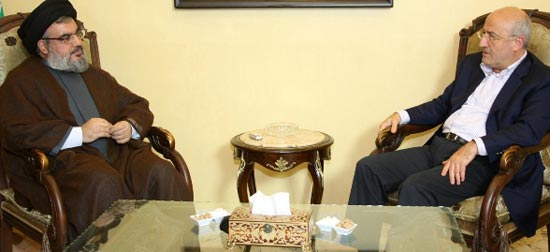 Hizbullah S.G. Receives Minister Aridi