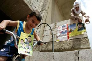 Hassan Maher Kourani awaiting his father Relatives of captured resistance fighters get ready for Big Day