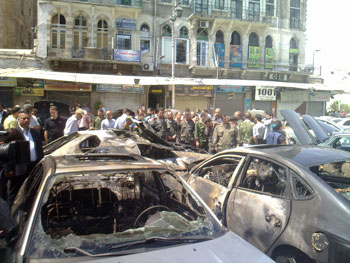 Three Injuries in Terrorist Blast in Justice Palace Parking in Damascus