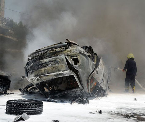 Damascus: Marja Stores Cameras Reveals Culprits Of Justice Palace Bombing