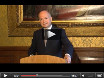 Hague: £5 Million Additional Support to Syrian Rebels