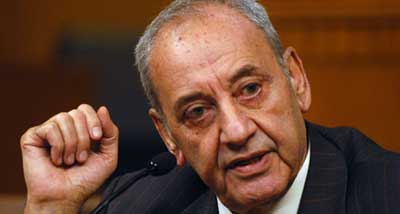 Berri: Lebanon Turned to Al-Qaeda Battleground, No Parliamentary Session before Electoral Agreement
