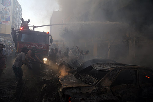 Dahiyeh explosion Photo Report: Deadly Terrorist Blast Rocks Beirut’s Dahiyeh