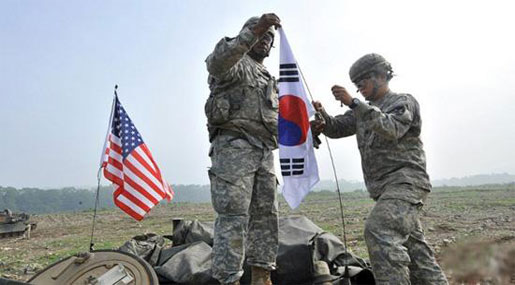 S Korean-US Military Drills N Korea Slams South for Comments during Military Drills