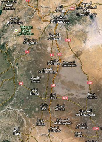 syria map 