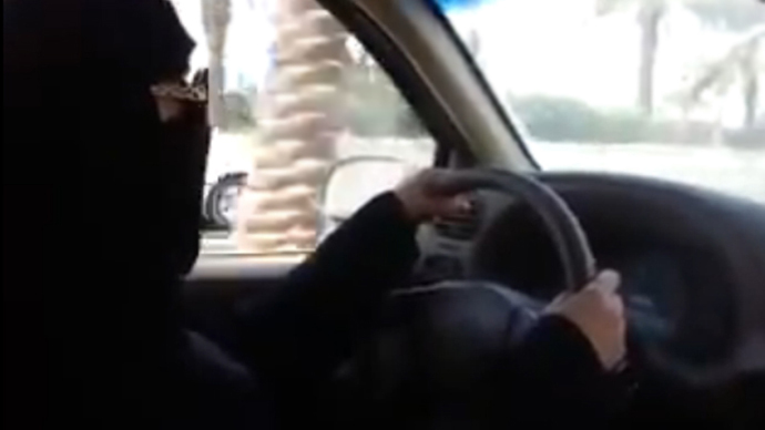  A Kuwaiti woman was arrested in Saudi Arabia for driving a car while taking her diabetic father to the hospital.
