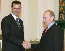 Bashar al-Assad and Vladimir Putin 