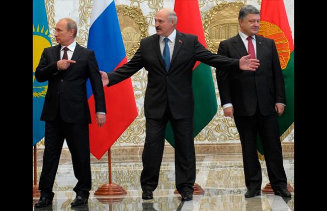 russian and ukranian president metting
