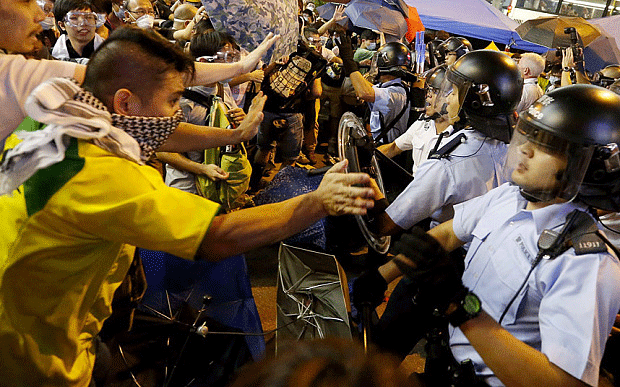 Violence in Hong Kong 