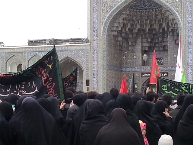 Commemorating Ashoura at Imam Reza Shrine in Iran From Imam Reza Shrine: Never Humiliated