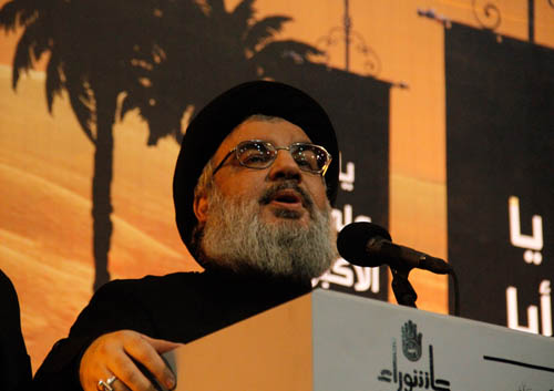 Sayyed Nasrall in th 10th night of Muharram Sayyed Nasrallah Appears in Person from Sayyed Shuhada Complex: Our Battle is with Takfiris, ’Israel’