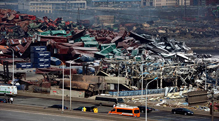 Mass Clean-Up after China Blasts Trigger Cyanide Fears Mass Clean-Up after China Blasts Trigger Cyanide Fears