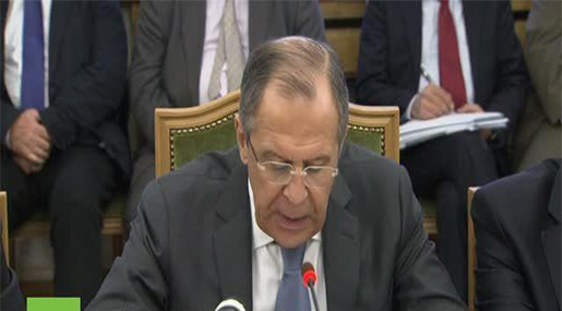 Russian Foreign Minister Sergei Lavrov