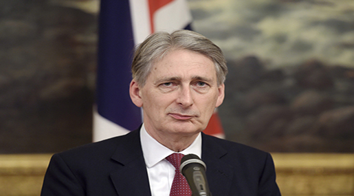 British Foreign Secretary Philip Hammond 