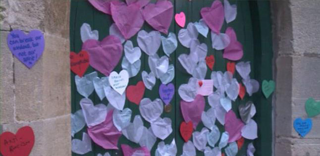 Love Showered UK Mosque after Attack