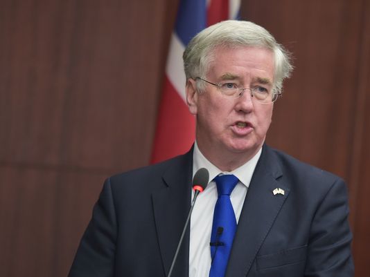 UK Defense Secretary Michael Fallon