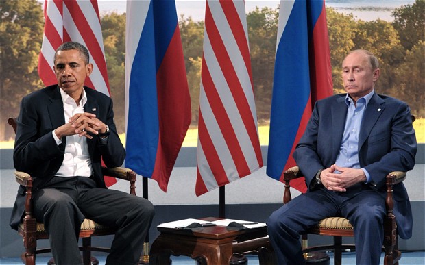 Russian President Vladimir Putin and US President Barack Obama