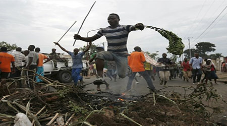 Burundi Protesters