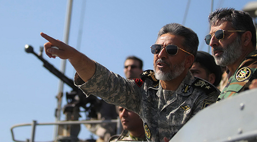 Iran's navy Cmdr. Habibollah Sayyari 