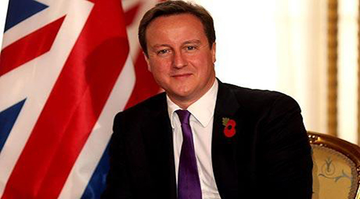 British Prime Minister David Cameron