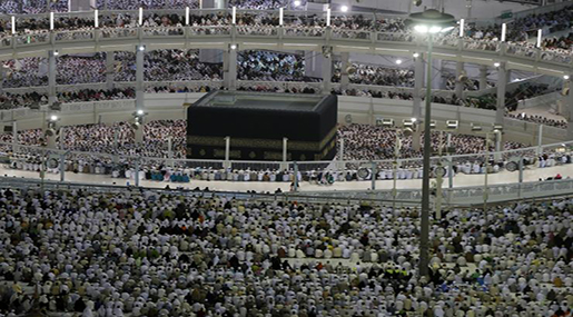 Muslim Pilgrims Mass in Mecca for Hajj
