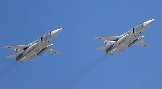 Russia Raids "ISIL" Targets in Syria: More than 20 Combat Flights Russia Raids ’ISIL’ Targets in Syria: More than 20 Combat Flights
