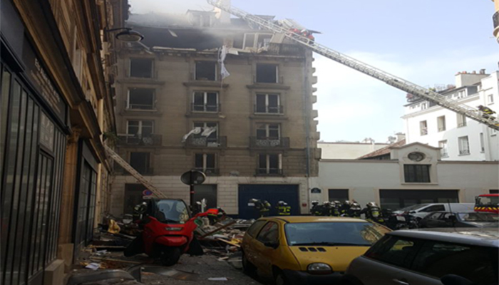 Huge Explosion in Central Paris