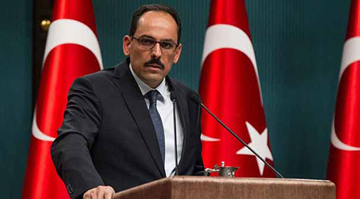 Turkish presidential spokesperson Ibrahim Kalin
