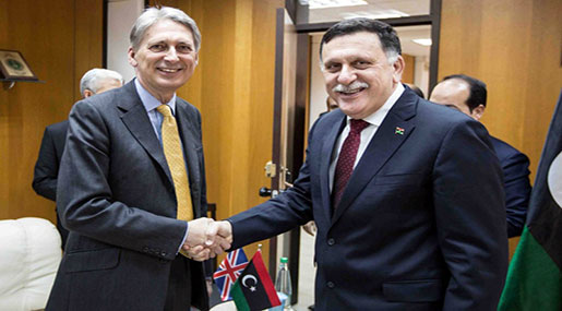 Libya Unity Gov't Set for Key Vote as Britain's Hammond Visits