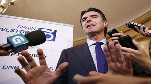 Spanish Industry Minister Jose Manuel Soria