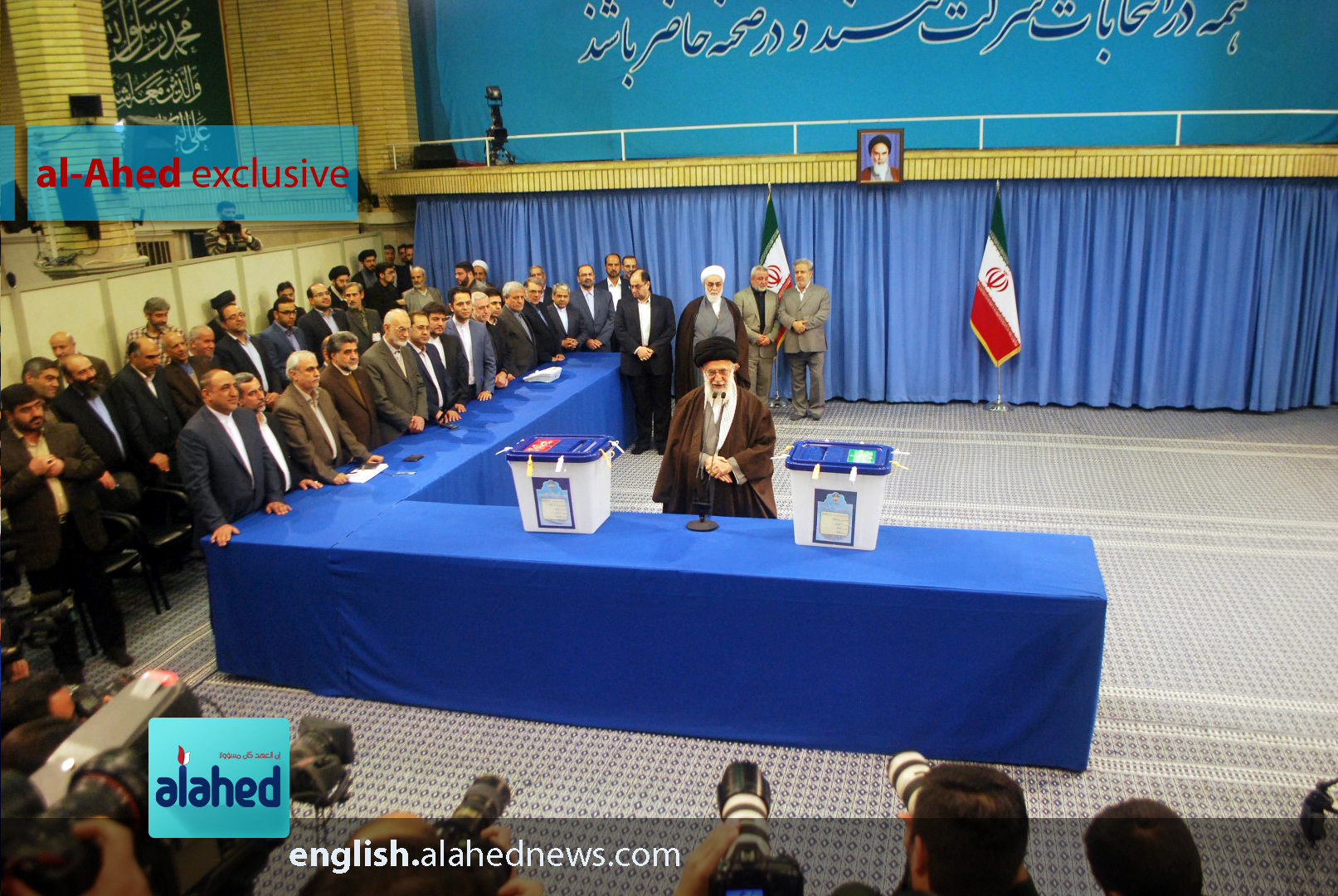In Photos: Imam Khamenei Casts His Vote 