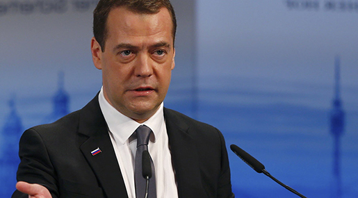 Russian Prime Minister Dmitry Medvedev