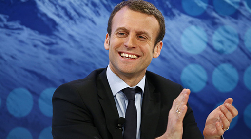 French Economy Minister Emmanuel Macron