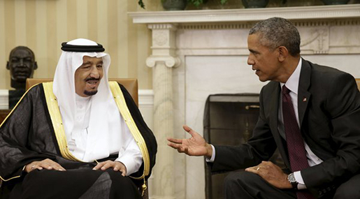 King Salman and US President Barack Obama