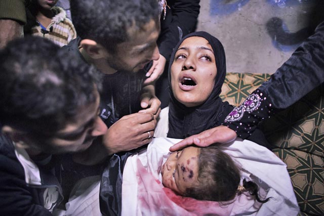 Photo Report: Gaza’s Epic: Children’s Blood, Will Conquer Pain