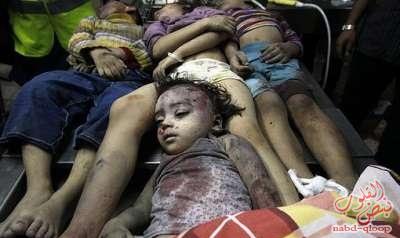 Photo Report: Gaza’s Epic: Children’s Blood, Will Conquer Pain