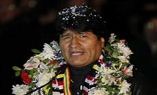 Morales back in Bolivia after Europe Delays Plane over Snowden