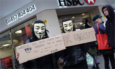 UK Uncut to Establish Food Banks in HSBC Branches