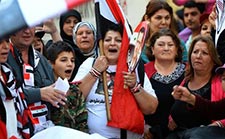 Protest in Australia against Syria War