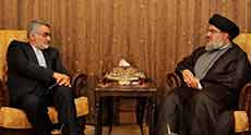 Sayyed Nasrallah, Boroujerdi Meet, Discuss Latest Developments