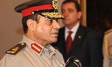 Former Egyptian PM Backs Army’s Sisi for Presidency