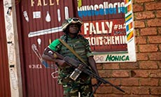 African Troops Fire on C Africa Protesters, 1 Dead