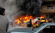 Powerful Blast Hits Haret Hreik