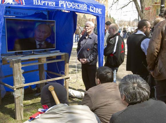 Putin Denounces Ukraine’s ‘Crimes’ to Quell Unrest 