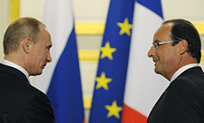 Putin to Meet Hollande in Paris on June 5