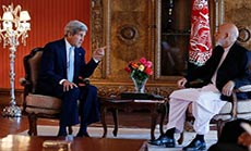 Kerry in Afghanistan, Seeks Path in Voting Crisis